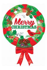 Pkg Christmas Wreath 28"